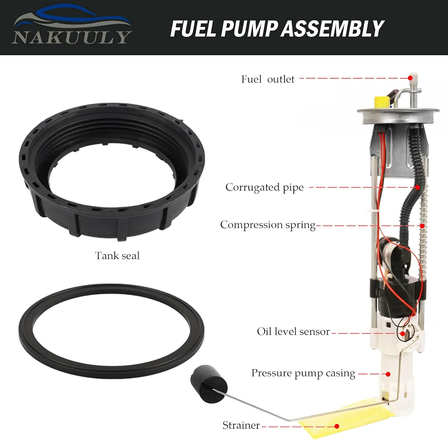 Fuel Pump Assembly Pack of 2 I47983