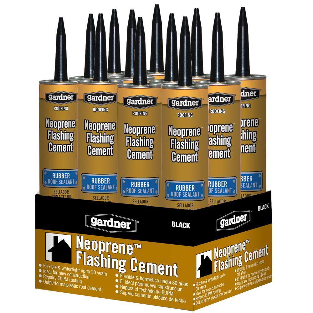 Black Neoprene Roof Sealant, 12-Piece/Case S2692