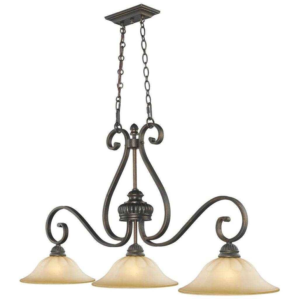 Leather Crackle Island Light U7089
