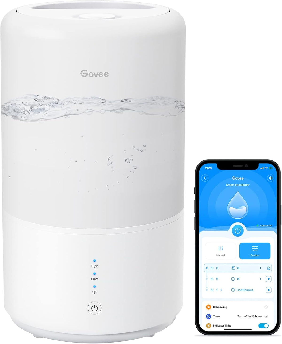 Smart Humidifiers 3L Pack of 2 E680698