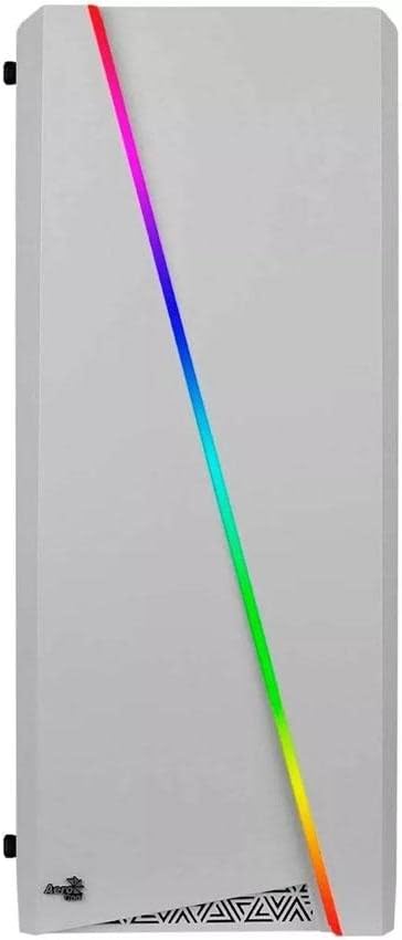 White RGB Mid Tower Computer Case F11140