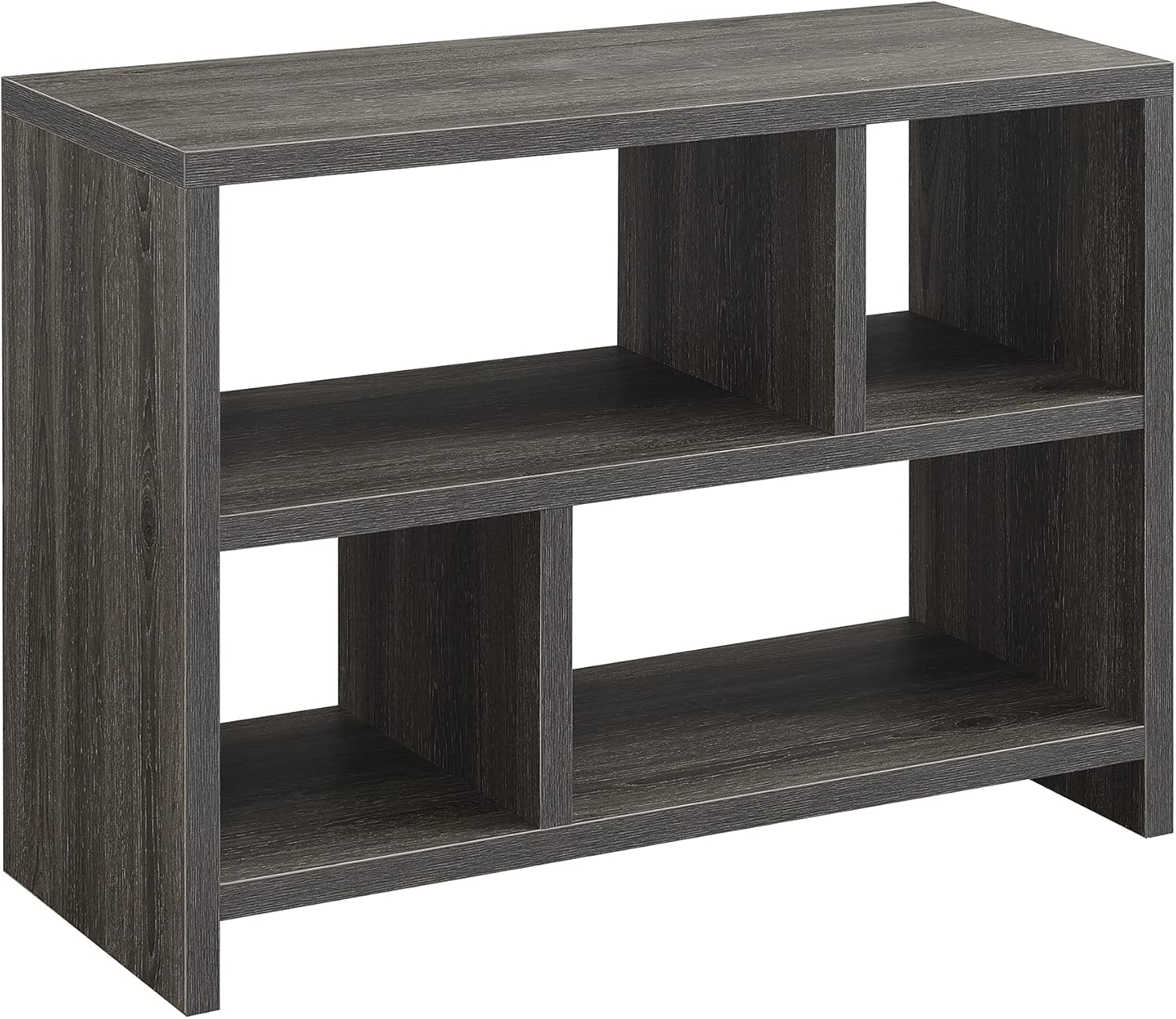 White Console Bookcase F366