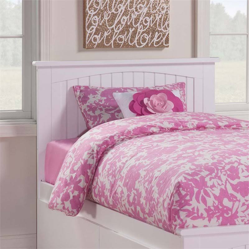 White Twin Panel Headboard Y836278