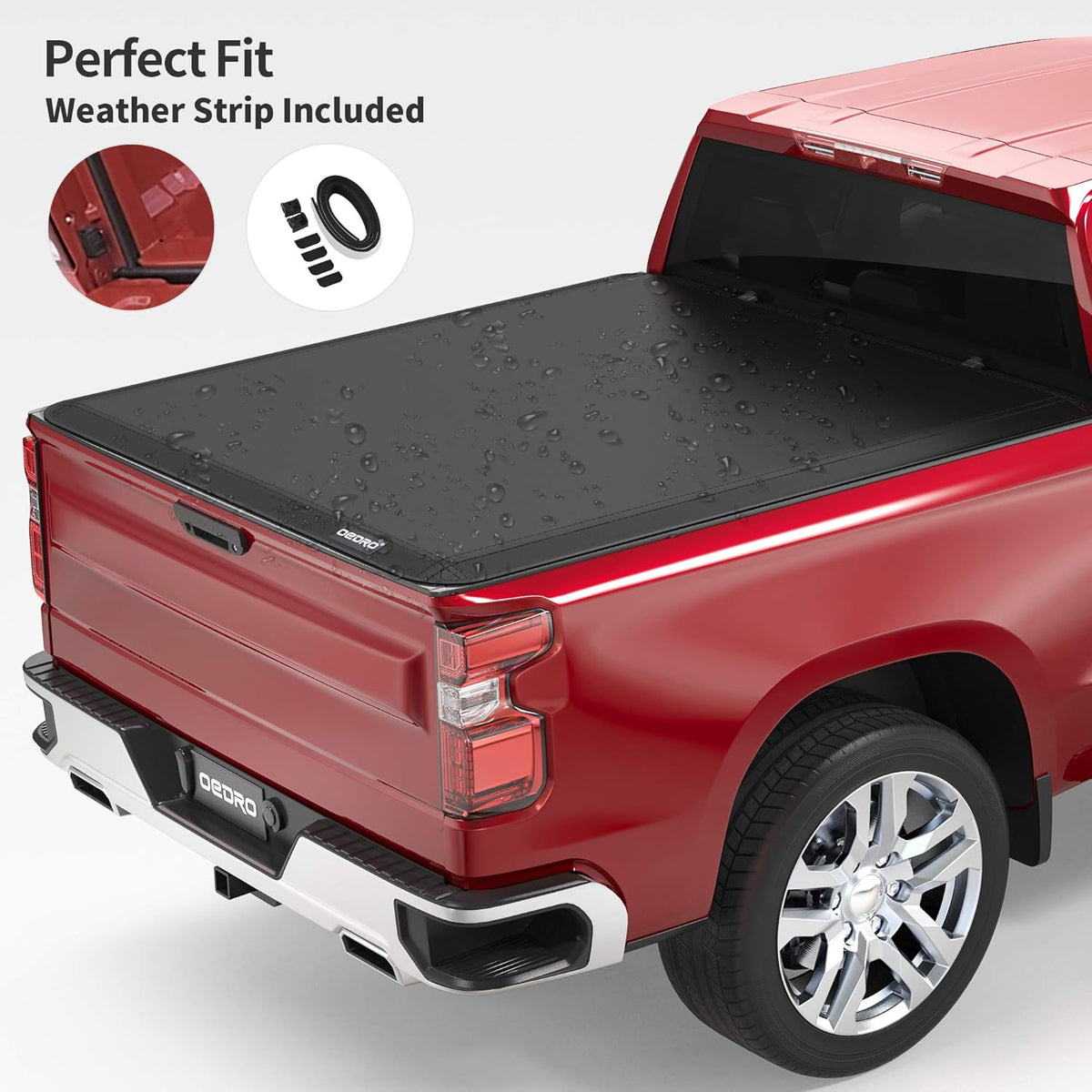 Soft Tri-Fold Truck Bed Tonneau Cover with 6.5 ft Bed Z884