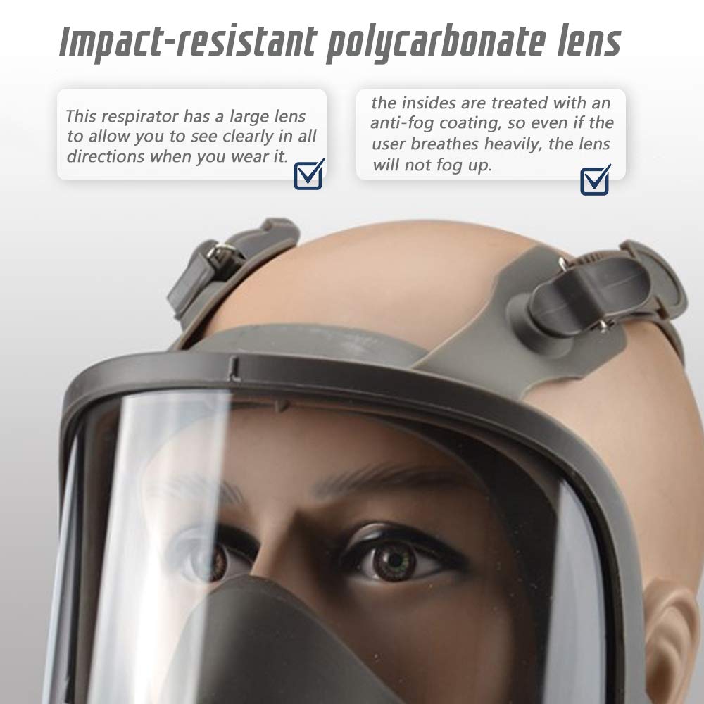 Full Face Respirator Pack of 2 M500