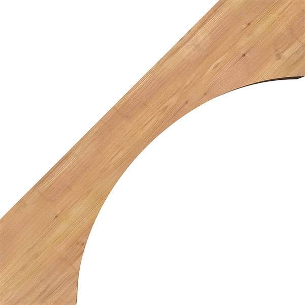 5 1/2x22W x 26x22D x 26x22H Western Red Cedar Smooth Brace F213