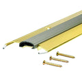 3-3/4 in. x 69 in. Brite Gold Aluminum Threshold with Vinyl Seal O799