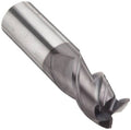 3/4x22 Carbide End Mill, 3 Flute, 45° Helix, FIREX Coated R159