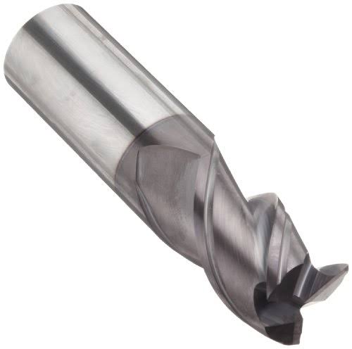 3/4x22 Carbide End Mill, 3 Flute, 45° Helix, FIREX Coated R159
