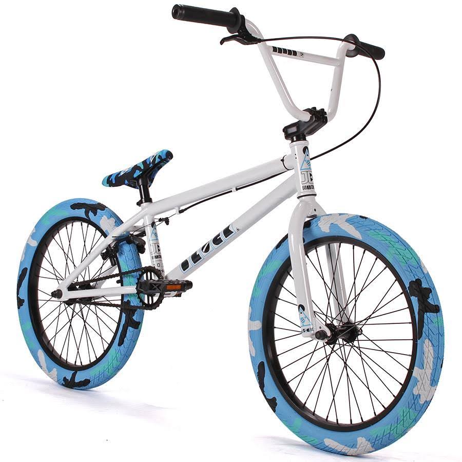 Gloss White with Green Camo BMX Bike I11951