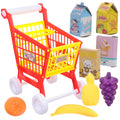 Red Kid Shopping Cart Plaything Q735