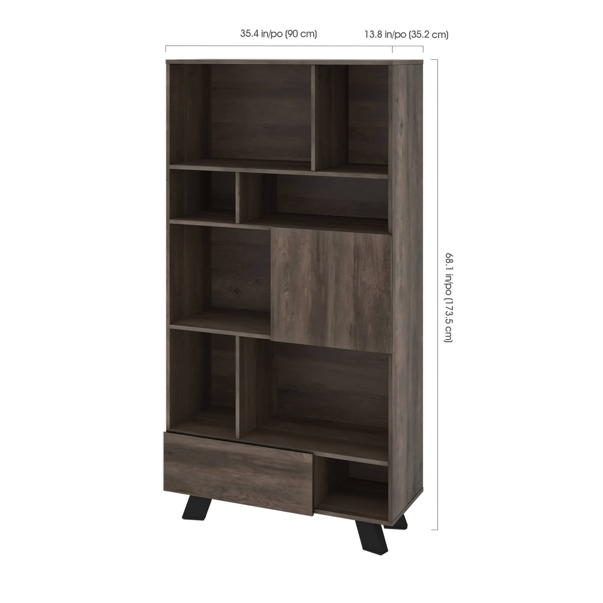 Buffalo Brown Bookcase O411383
