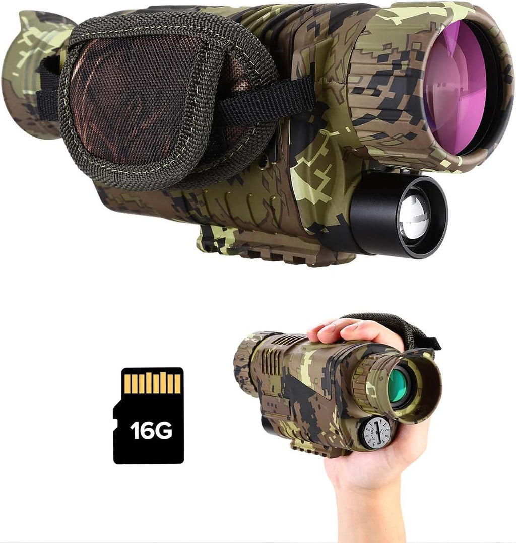 32GB Night Vision Monocular with 32GB Card and 14500 Battery Q56465