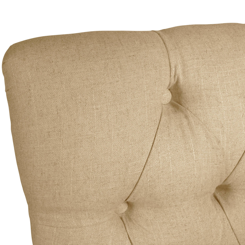 Tufted Counter Stool Linen Sandstone Y975