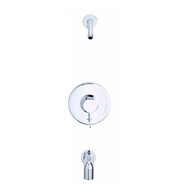 Brushed Nickel Tub and Shower Trim Kit Q5467