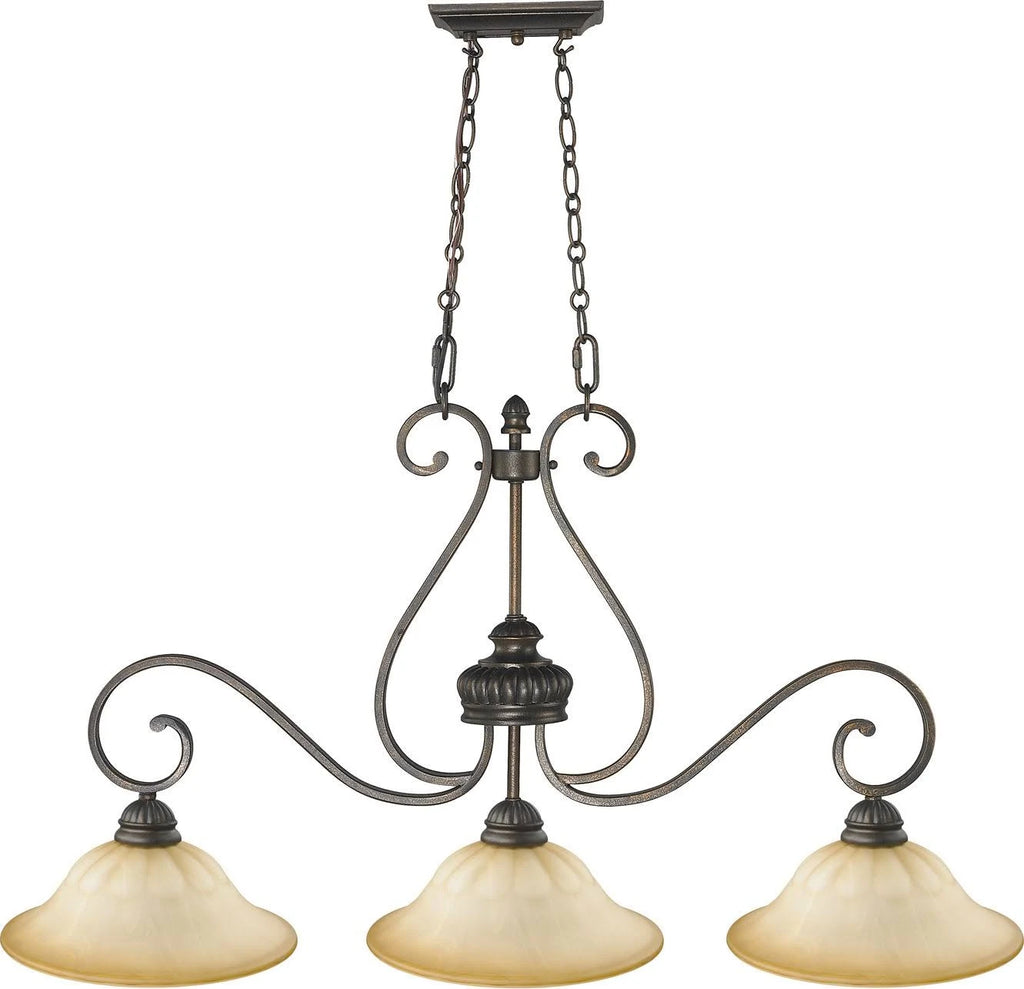 Leather Crackle Island Light U7089