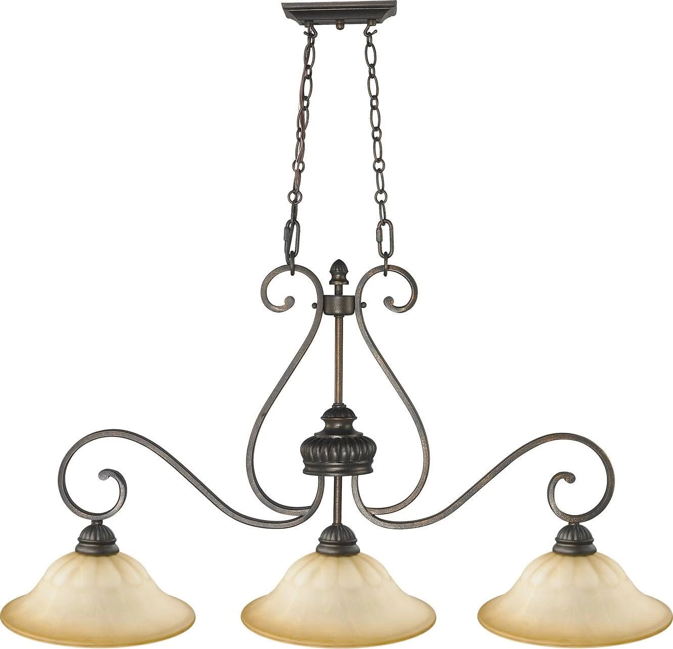 Leather Crackle Island Light U7089
