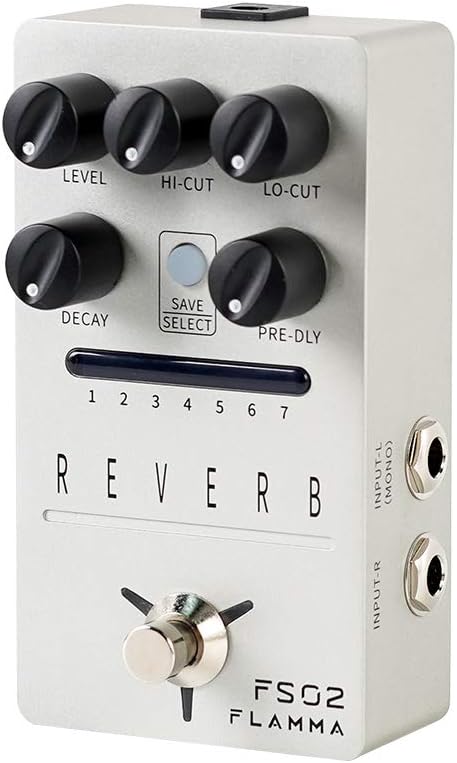 7 Storable Preset Slots Reverb Guitar Pedal S299710