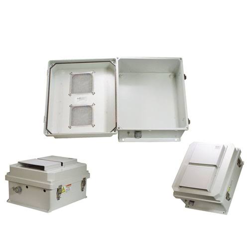 14x12x7 inch Weatherproof Vented Enclosure F443