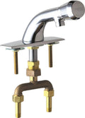 Chrome Hot and Cold Water Mixing Metering Sink Faucet K754229