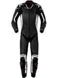 Black-White Leather Suit M580