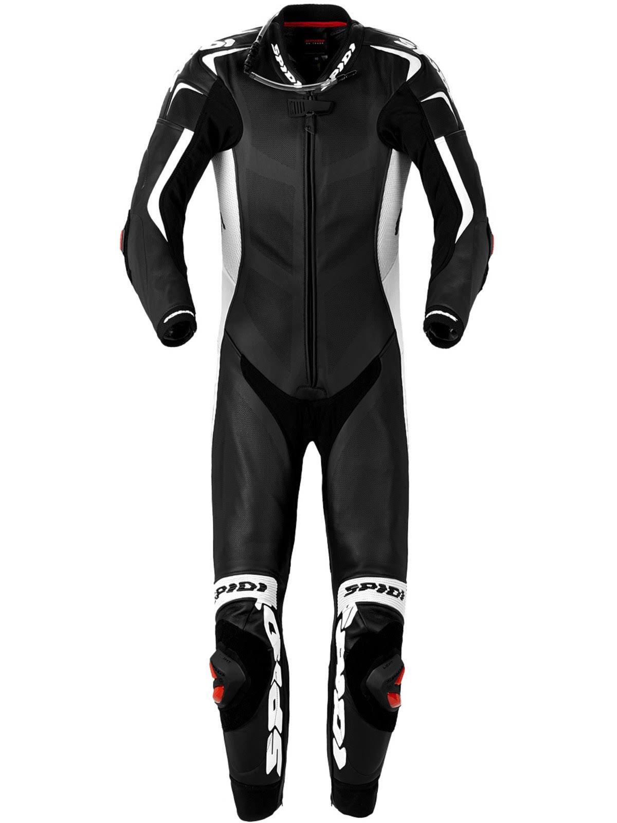 Black-White Leather Suit M580