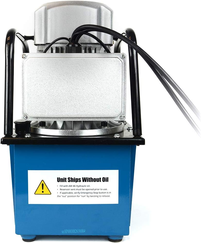Electric Hydraulic Pump Power Pack Unit 2 Stage Double Acting 110v 10k psi 488 Cubic in Capacity W19299