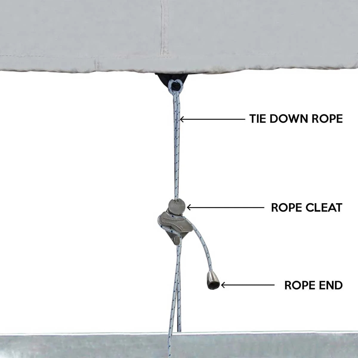 Heavy Duty Water Repellent Boat Cover H131