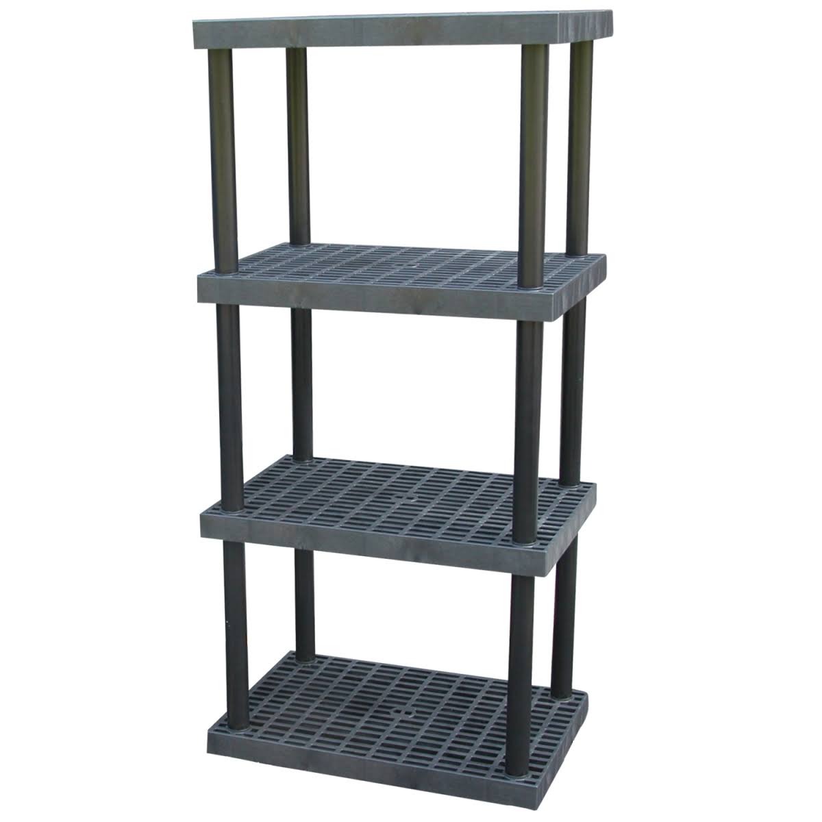 Plastic Bulk Shelf, 36X24, 4 Shelf V195645