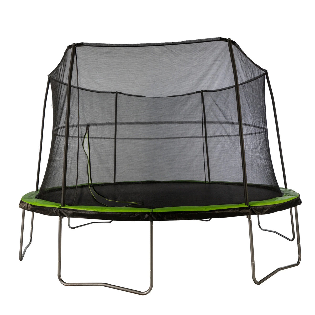 14 Foot Trampoline and Enclosure System with Pad, Black/Lime Green F3957