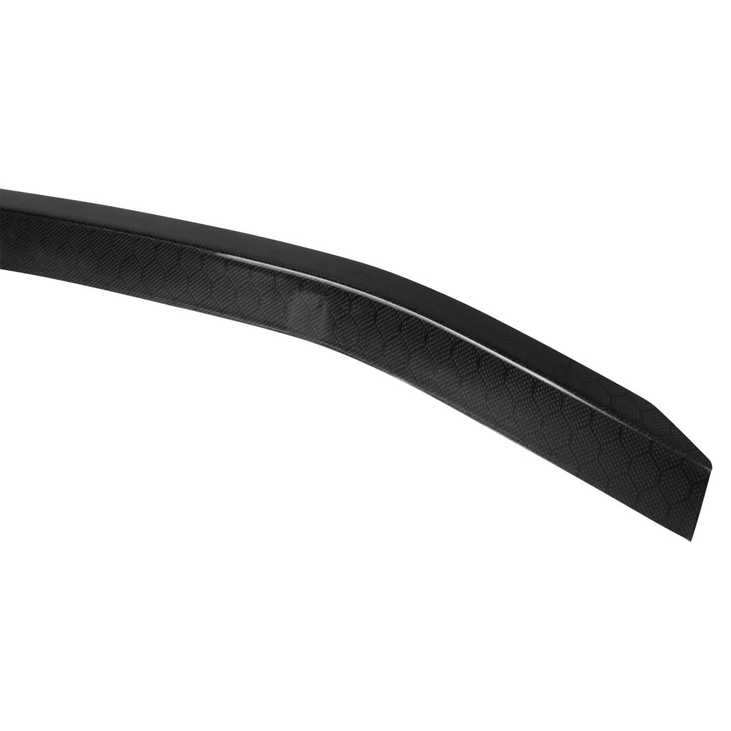 Honeycomb Carbon Fiber Rear Trunk Spoiler Add-On Z544