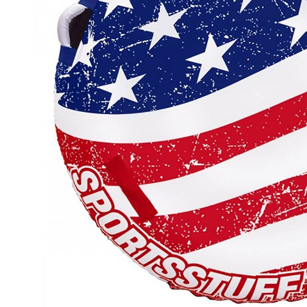 Stars & Stripes Inflatable 1 Rider Watersports Towable Tube (3 Pack) O264670