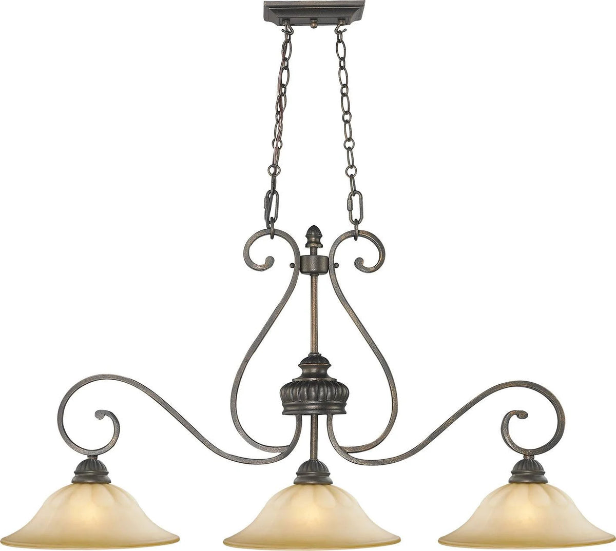Leather Crackle Island Light U7089