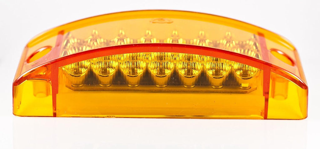 Amber 21 LED Side Marker Clearance Light Rectangle 12V Truck Trailer Camper O154563