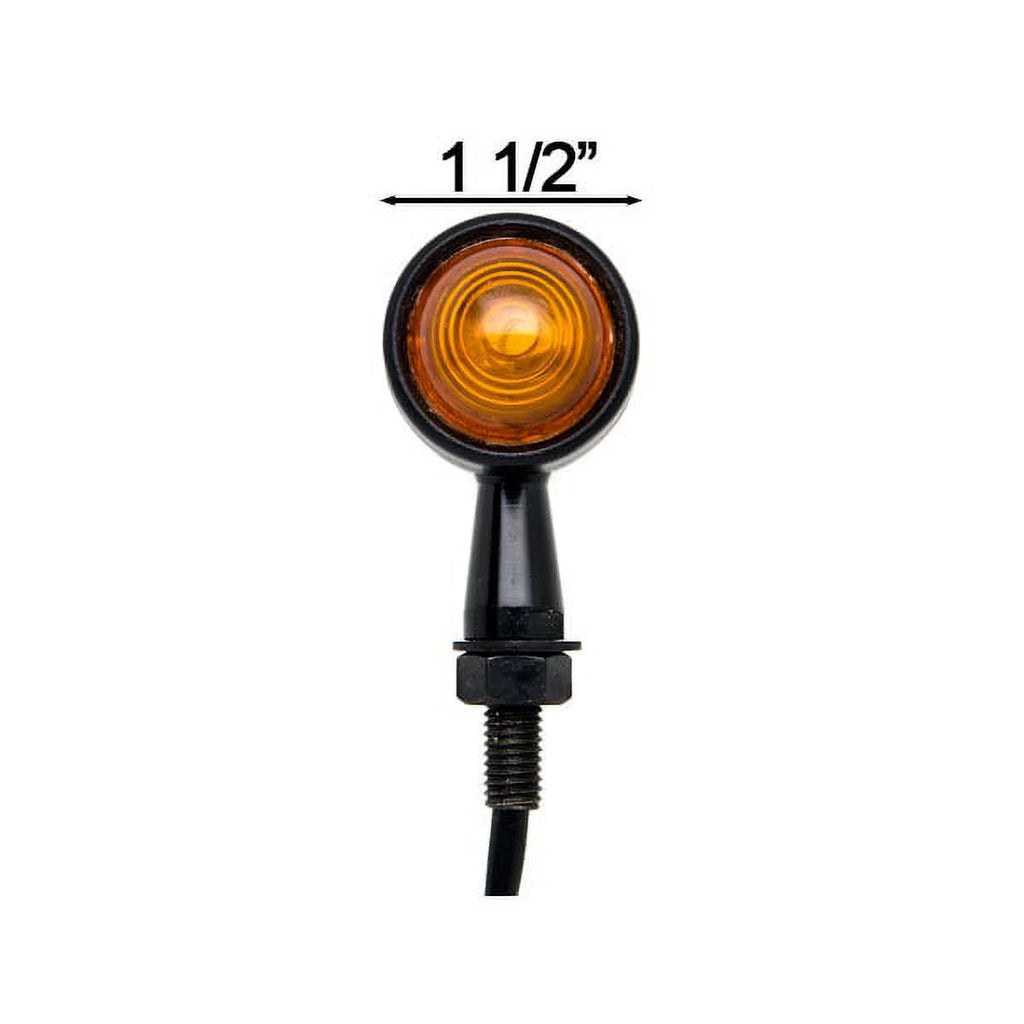 Black Amber Turn Signals Lights Z67499