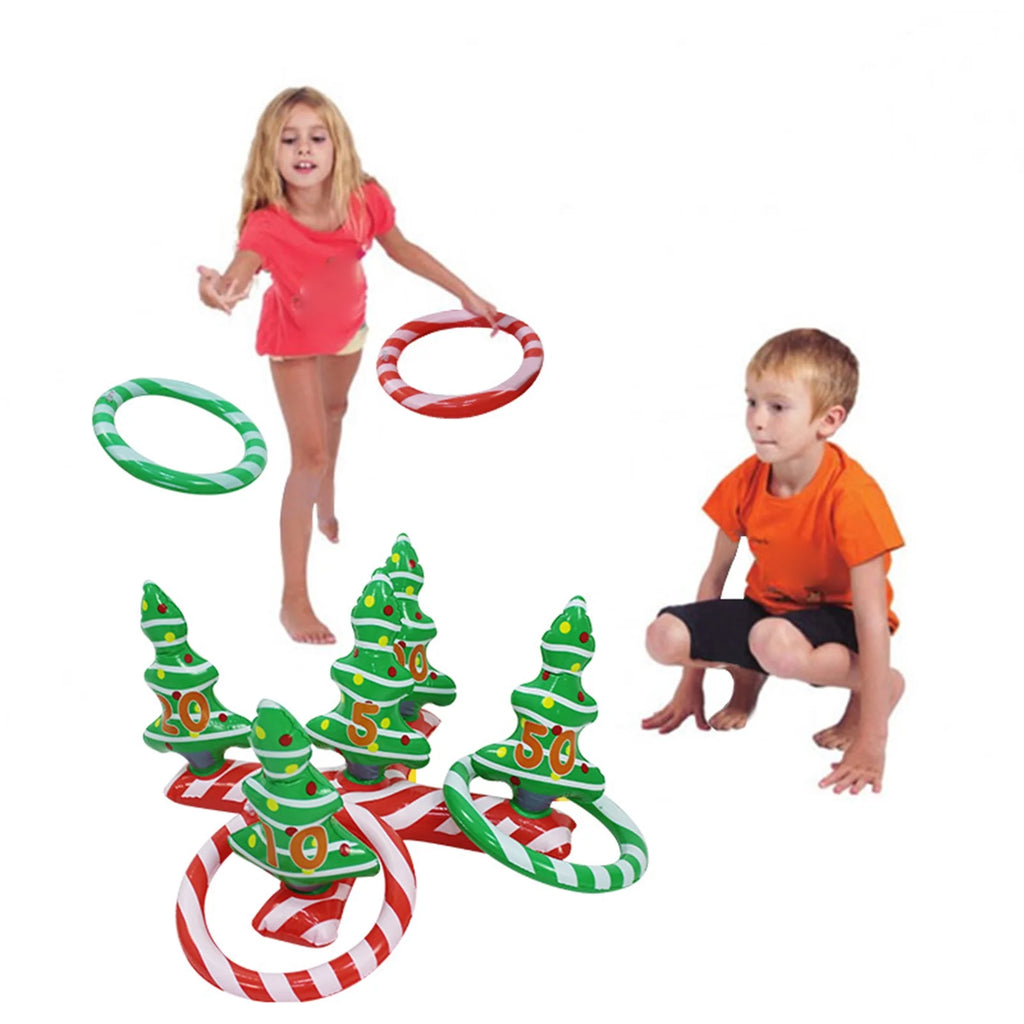 Inflatable Ring Toss Game Set with 4 Rings F75781