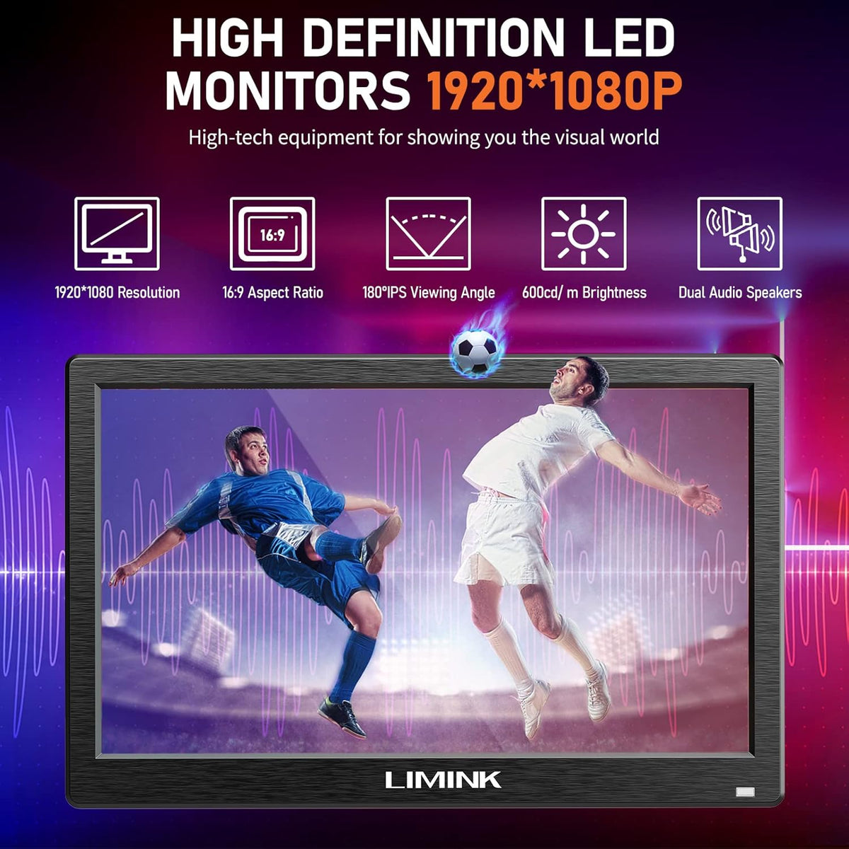 HD 1920 x 1080P 60Hz IPS HDMI Portable Monitor V395487