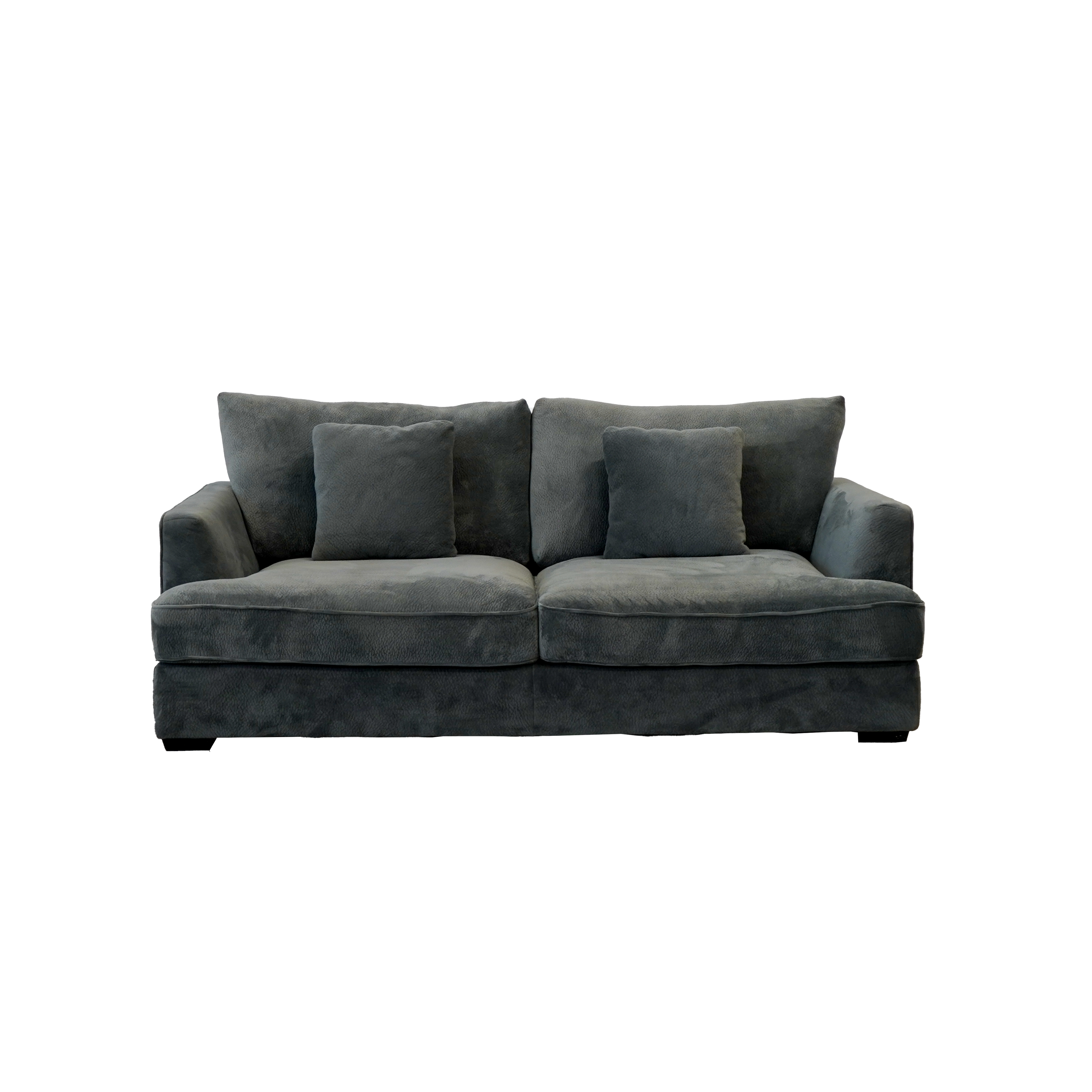 Grey Down Loveseat U181311
