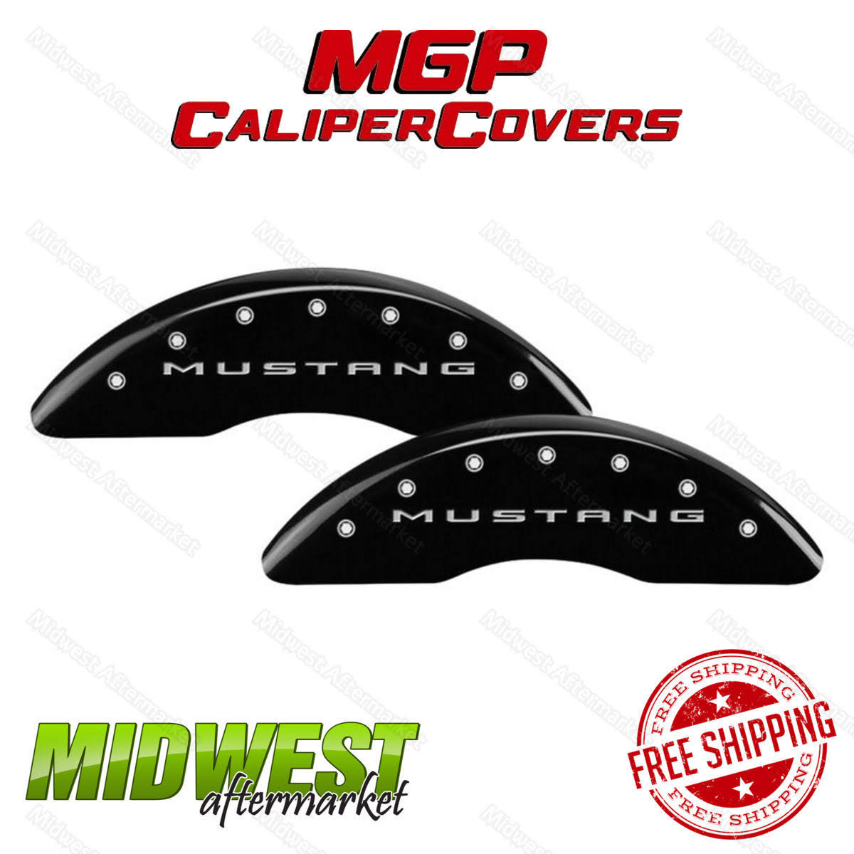 Black Caliper Covers for Ford Mustang Y74965