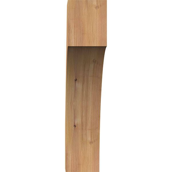 5 1/2x22W x 26x22D x 26x22H Western Red Cedar Smooth Brace F213