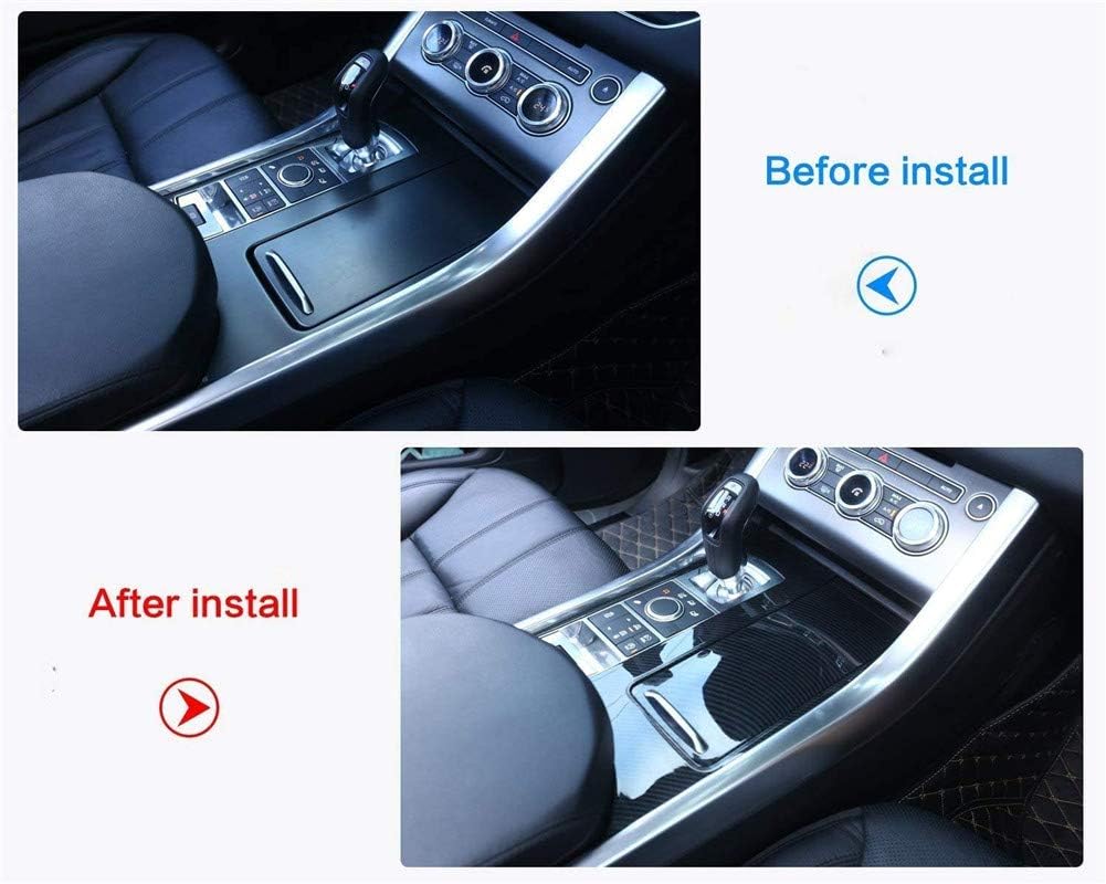 Carbon Fiber Style ABS Plastic Center Console Panel Cover Trim T74020