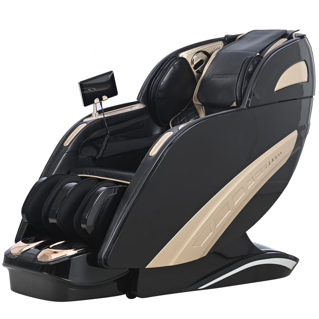 Black 4D Zero Gravity Full Body Massage Chair D4198