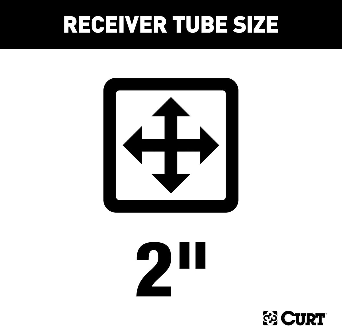 Class 3 Trailer Hitch, 2-Inch Receiver, 5,000 lbs U108