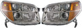 Headlight Assembly Pair for Honda Pilot 2006 2007 2008 E175