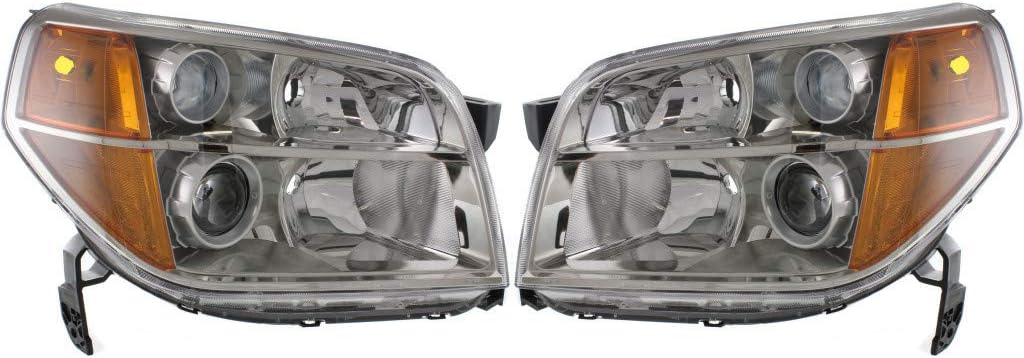 Headlight Assembly Pair for Honda Pilot 2006 2007 2008 E175