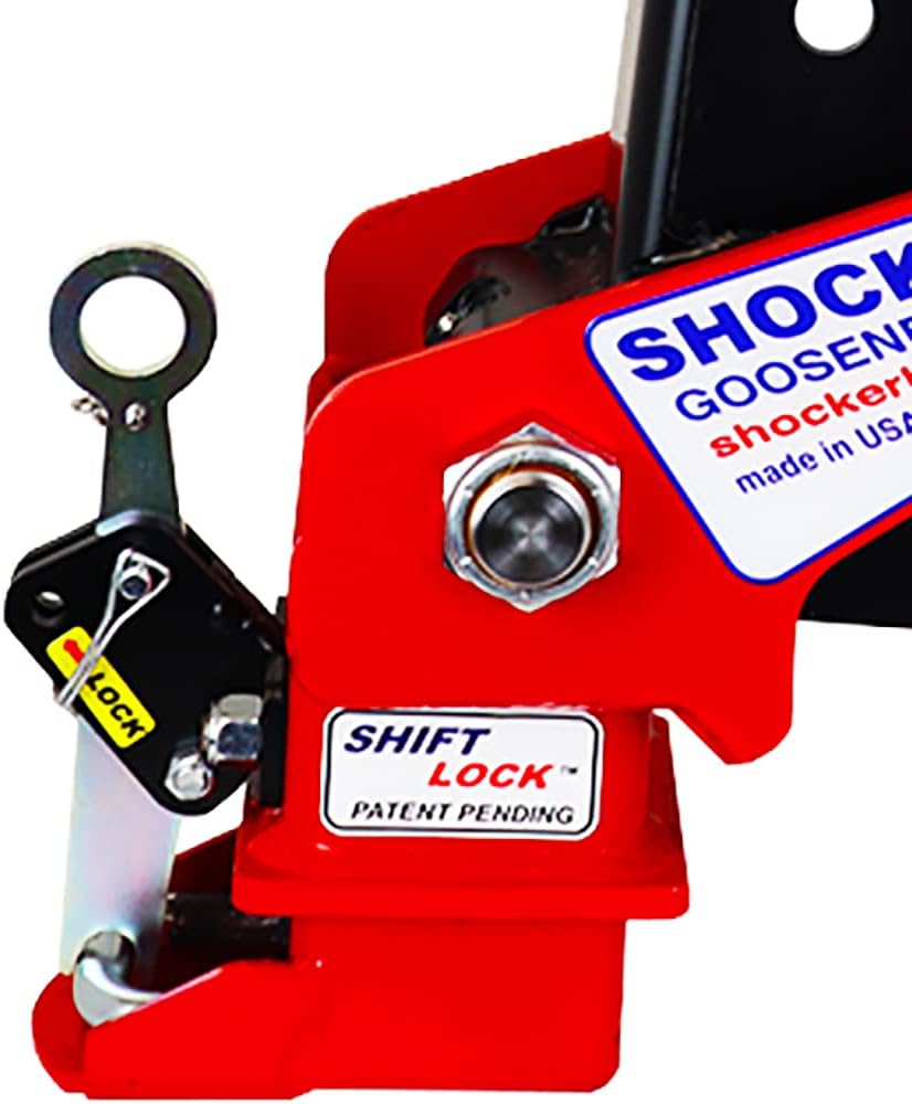 Gooseneck Air Hitch & Coupler, Round 4" Angled Pin 30K SL Coupler P9610