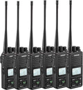 6 Packs UHF Two Way Radios with Earpieces B32987