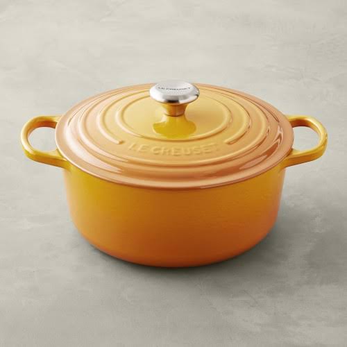 Enameled Cast Iron Round Dutch Oven, 3 1/2-Qt., Matte White Y476