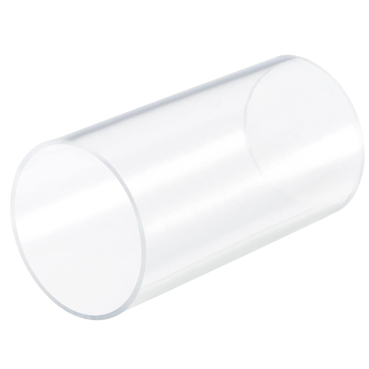 Clear 125mm ID 130mm OD Acrylic Round Tube Pack of 2 V48820