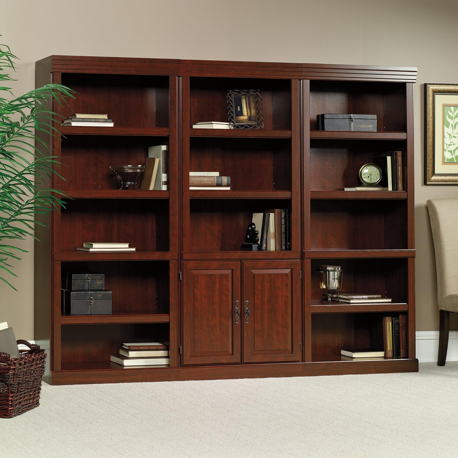 15 Shelf Bookcase Set Classic Cherry L611